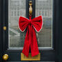 Decorative Hanging Fabric Door Bow, thumbnail 3 of 12