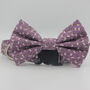 Purple Daisy Dog Collar And Lead Accessory Set, thumbnail 5 of 12