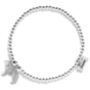 Personalised Sterling Silver Border Collie Bracelet, thumbnail 1 of 5