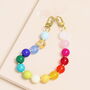 Rainbow Beaded Phone Charm Wrist Strap Chain, thumbnail 1 of 2