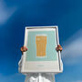 Pint Print, Beer Art, Kitchen Print, thumbnail 5 of 8