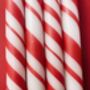 Red And White Candy Striped Candles 'Candy Cane Lane', thumbnail 2 of 5