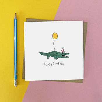 Pack Of Five Animal Birthday Cards, 3 of 6