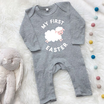 My First Easter Cute Lamb Babygrow, 6 of 7