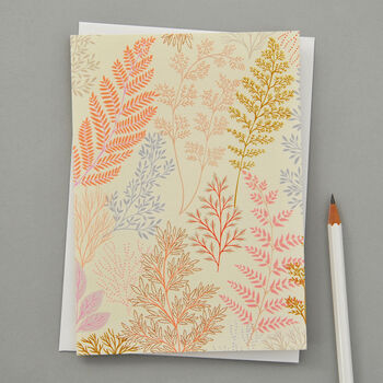 Pack Of Four Botanical Illustrated Greetings Cards, 4 of 6