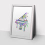 Abstract Piano Sketch Print, thumbnail 4 of 6