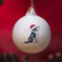 Border Collie Ceramic Bauble, thumbnail 1 of 2