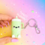 Tumbler Clicker Fidget Keychain With Articulated Legs, thumbnail 2 of 8
