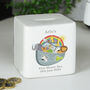 Personalised Noahs Ark Ceramic Square Money Box, thumbnail 3 of 3