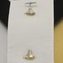 Sailboat Cufflinks ,Silver And 18ct Gold, thumbnail 2 of 3