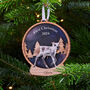 Heritage Baby Reindeer Snow Globe First Christmas Decoration, thumbnail 3 of 4