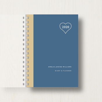 Personalised 2024 Diary With Heart, 8 of 8