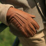 Hamdon. Men's Deerskin Cashmere Lined Gloves, thumbnail 1 of 11