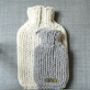 Hand Knitted Hot Water Bottle Cover, thumbnail 4 of 4