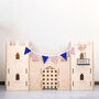 Indoor And Outdoor Children's Wooden Castle Play Den, thumbnail 2 of 5