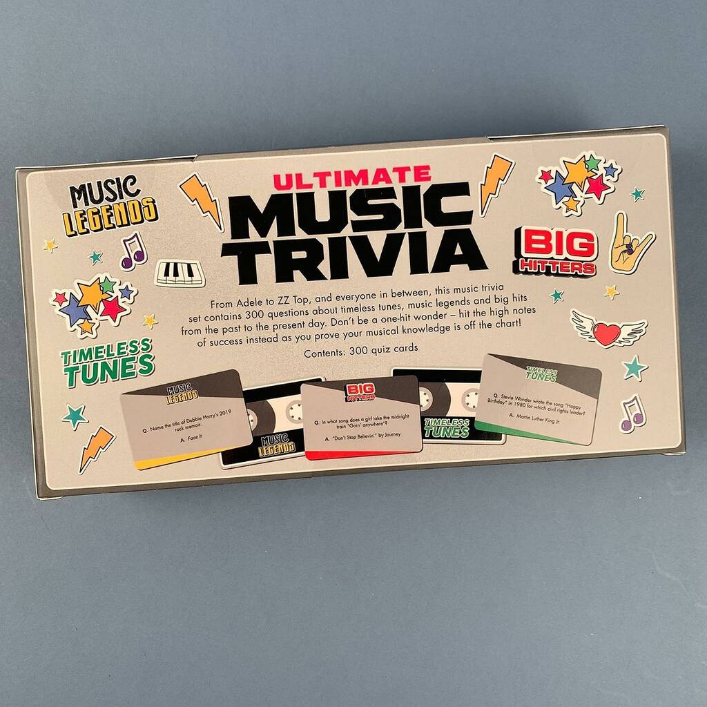 Ultimate Music Trivia Quiz Game By Nest Gifts