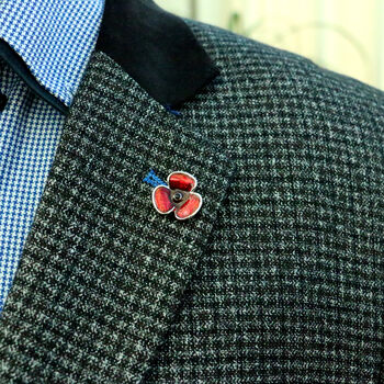 Poppy Lapel Pin Badge With Gift Box, 2 of 4