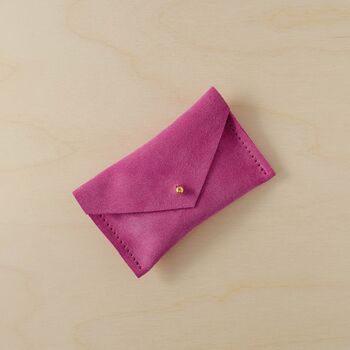 Personalised Suede Card Holder, 3 of 8