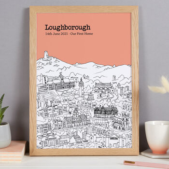 Personalised Loughborough Print, 4 of 9