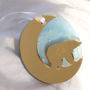 Starry Bear Mirror Personalised Christmas Decoration, thumbnail 7 of 9