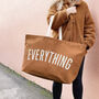 'Everything' Tan Really Big Bag, thumbnail 6 of 9