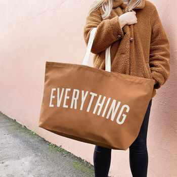 'Everything' Tan Really Big Bag, 6 of 9