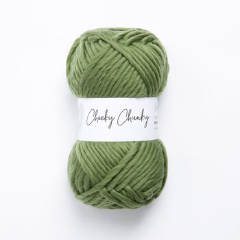 Pine Tree Cushion Knitting Kit, 5 of 8