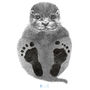 Personalised Baby Otter Footprint Kit, thumbnail 6 of 6