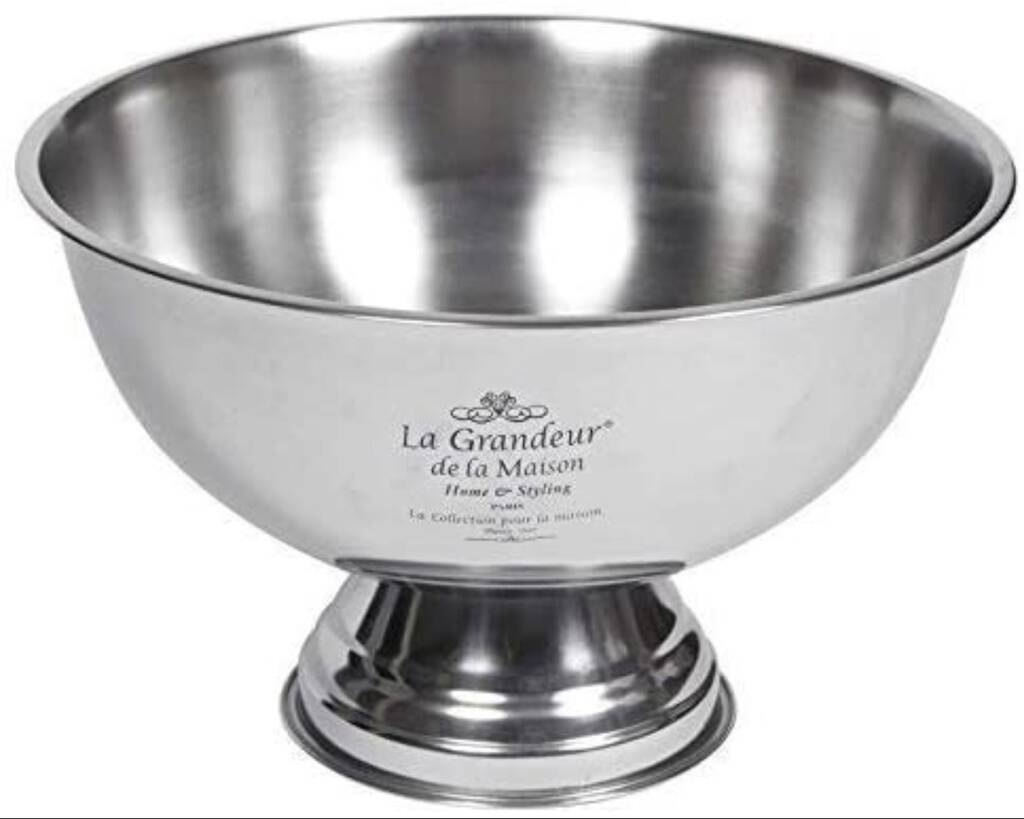 Large Champagne, Drinks Ice Bucket/Punch Bowl By Air Armor
