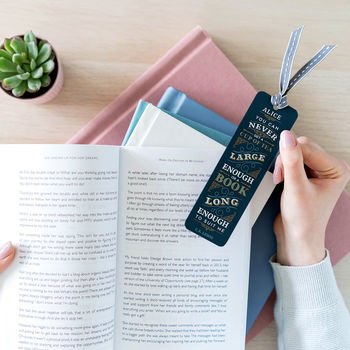 Personalised C.S Lewis Quote Vintage Style Bookmark, 3 of 7