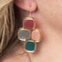 Featherlight Gold Statement Earrings, Paris Design, thumbnail 8 of 10