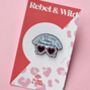 We Are The New Romantics Swiftie Enamel Pin Badge, thumbnail 1 of 3