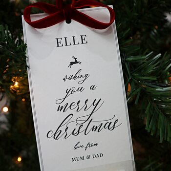 Personalised Christmas Holiday Money Gift Holder Luxury Gift For Him Her, 6 of 8