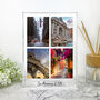 Personalised Freestanding Four Photo Grid Giant Crystal Block 19.5cm X 14cm Portrait, thumbnail 6 of 7
