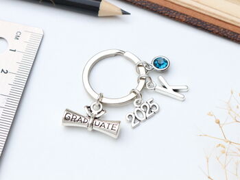 2025 Graduation Keyring, Personalised Gift Keepsake, 4 of 8