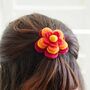 Felt Four Flower Hair Band, thumbnail 2 of 6