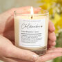 Childminder Gift, Childminder Definition Scented Candle, thumbnail 1 of 10