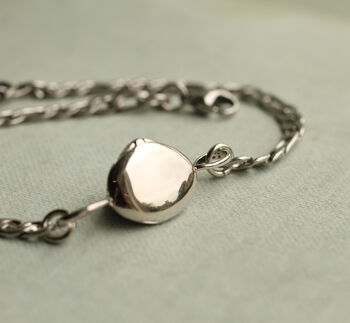 Silver Personalized Locket Bracelet, 7 of 9