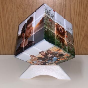Personalized Photo Cube With Stand 57mm, 2 of 6