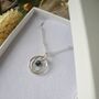 Sapphire Swirl Pendant, thumbnail 3 of 5