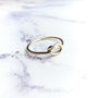 White Gold Proposal Love Knot Ring, thumbnail 1 of 4