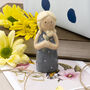 Friendship Flower Girl Figurine | Ceramic Ornament, thumbnail 1 of 4