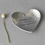 Personalised Aluminium Heart Dish 10th Anniversary, thumbnail 9 of 12