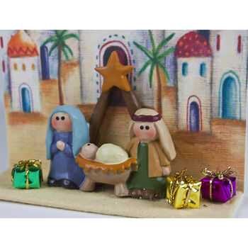 Christmas Nativity Personalised Card, 2 of 2