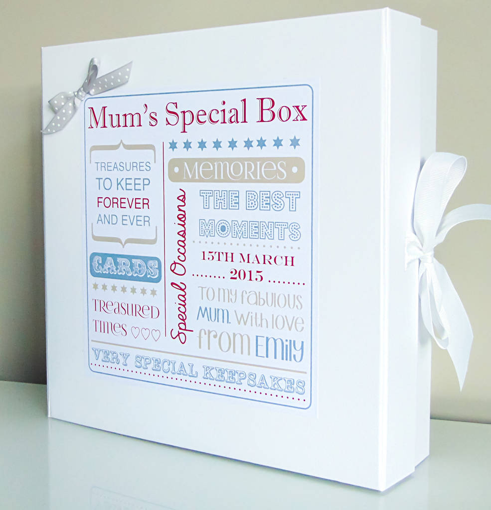 mum keepsake box