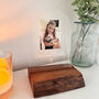 Acrylic Photo Family Stand With Wooden Base, thumbnail 1 of 5