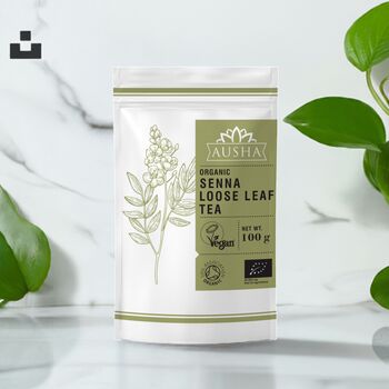 Ausha Organic Senna Leaf Tea 100g Laxative Tea For Constipation Relief, 2 of 12