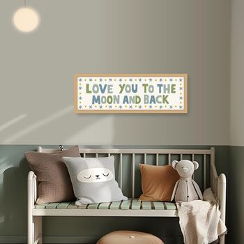 To The Moon And Back Framed Print, 4 of 12