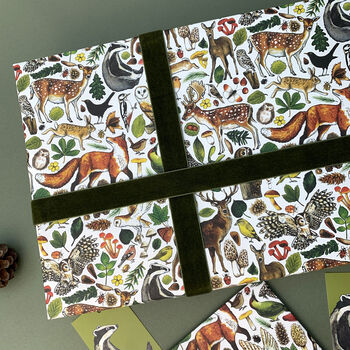 Woodland Animals Wrapping Paper, 5 of 8