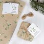 Christmas Gift Wrap Set Mistletoe Paper, Twine And Tags, thumbnail 1 of 2